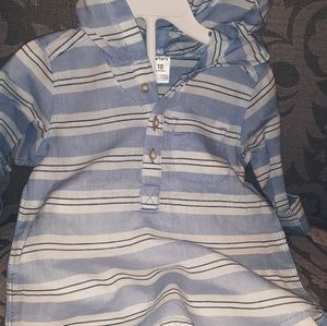 CARTER'S 2PC OUTFIT TOP/SHORTS